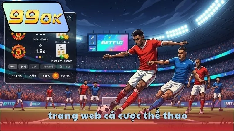 Trang web cá cược thể thao 99OK – Uy tín hàng đầu 4 Lý do chọn 99OK để cá cược thể thao?